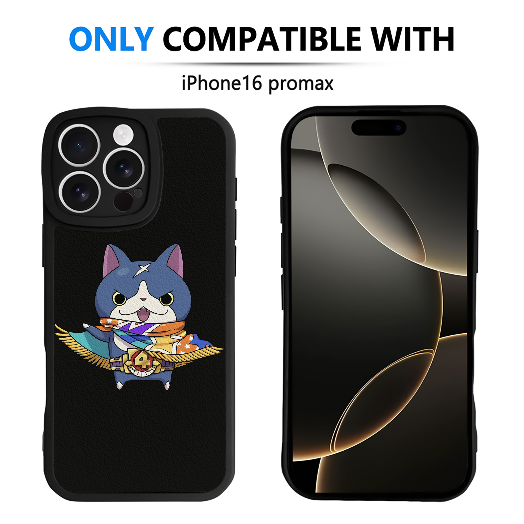 （画像用） 妖怪ウォッチ Yo-kai Watch 【iPhone 16シリーズ対応】シリコンスマホケース（レザー調） 材質：シリコン